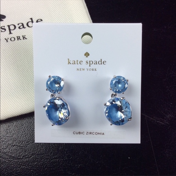 kate spade Jewelry - SOLD🎉. Beautiful blue Kate Spade earrings💕